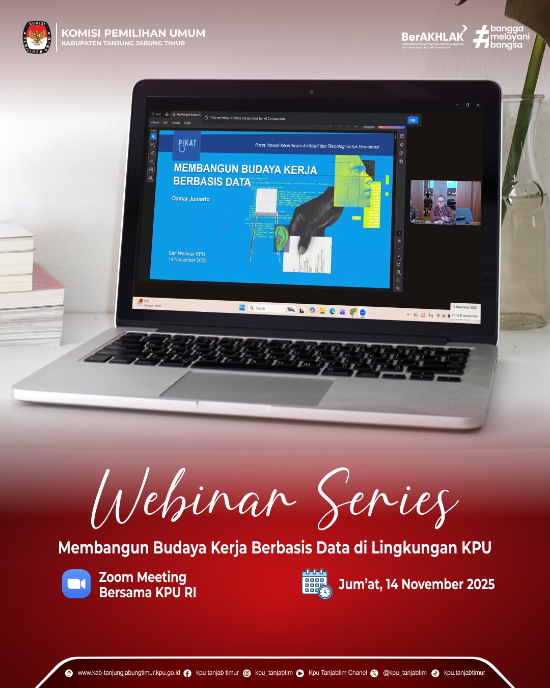 Webinar Series Membangun Budaya Kerja Berbasis Data_Jumat, 14 Nov 2025