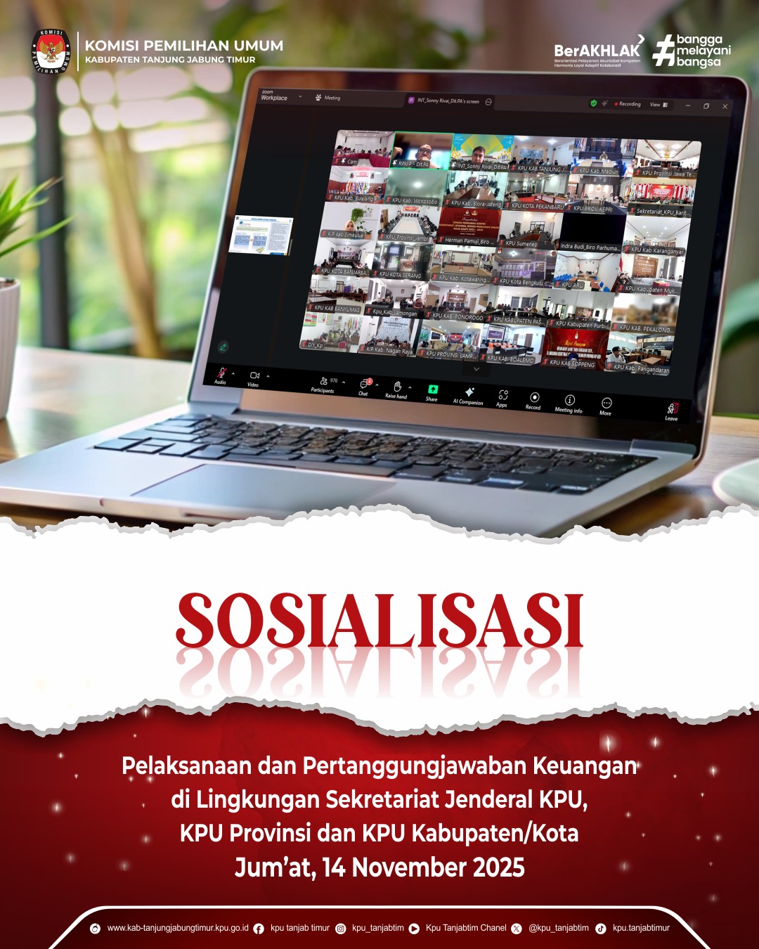 Sosialisasi Pelaksanaan dan Pertanggungjawaban keuangan_Jumat, 14 Nov 2025