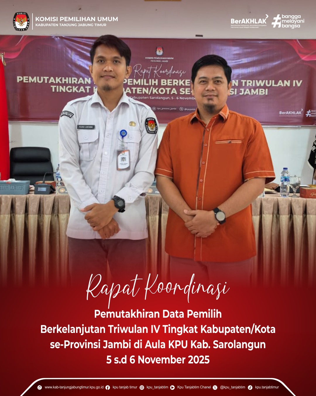 Rakoor PDPB Triwulan IV Tingkat Kab/Kota se-Prov Jambi_5 s.d 6 Nov 2025